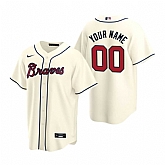 Atlanta Braves Customized Nike Cream 2020 Stitched MLB Cool Base Jersey,baseball caps,new era cap wholesale,wholesale hats